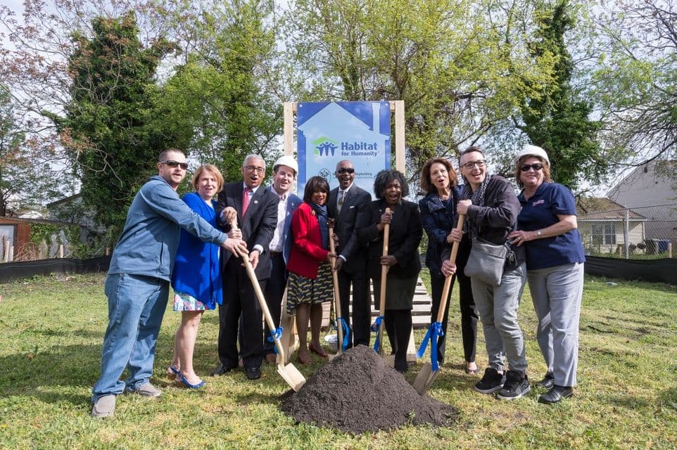 HUNTINGTON INGALLS INDUSTRIES’ NEWPORT NEWS SHIPBUILDING DIVISION BREAKS GROUND ON 16TH HABITAT FOR HUMANITY HOUSE