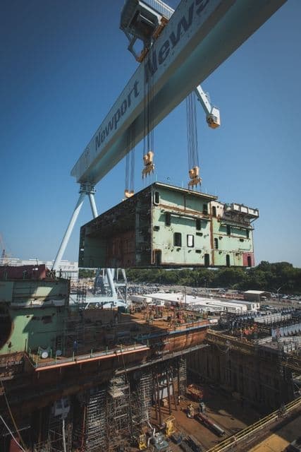 VIDEO RELEASE--HUNTINGTON INGALLS INDUSTRIES REACHES 50 PERCENT COMPLETION IN CONSTRUCTION OF FUTURE AIRCRAFT CARRIER JOHN F. KENNEDY (CVN 79)