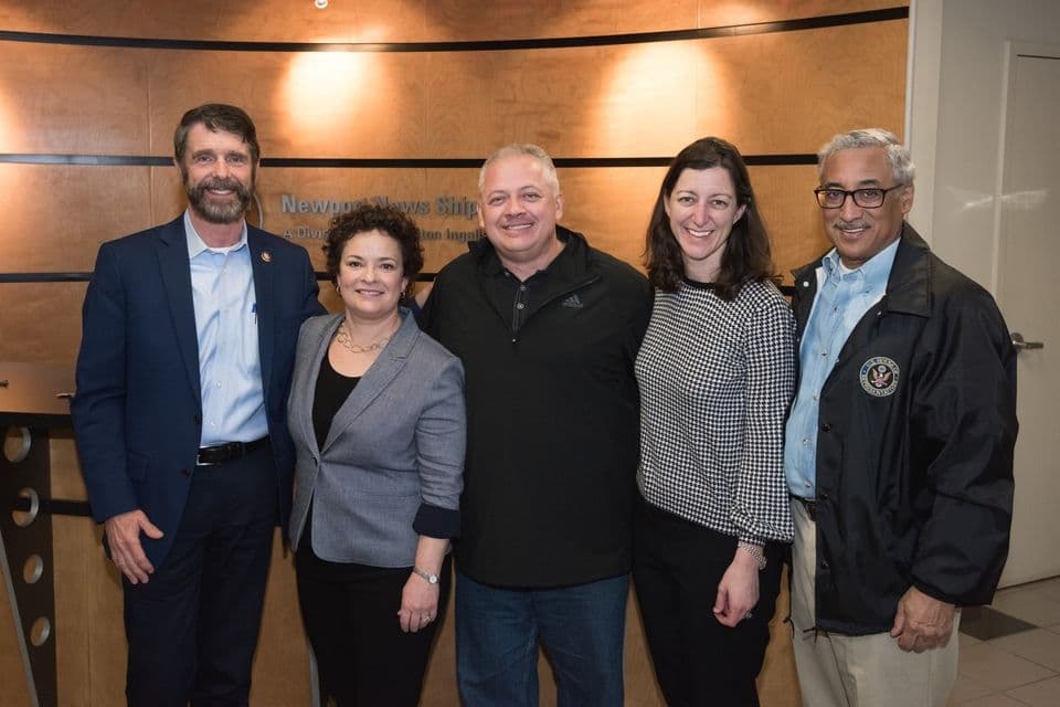 HUNTINGTON INGALLS INDUSTRIES HOSTS MEMBERS OF VIRGINIA’S CONGRESSIONAL DELEGATION