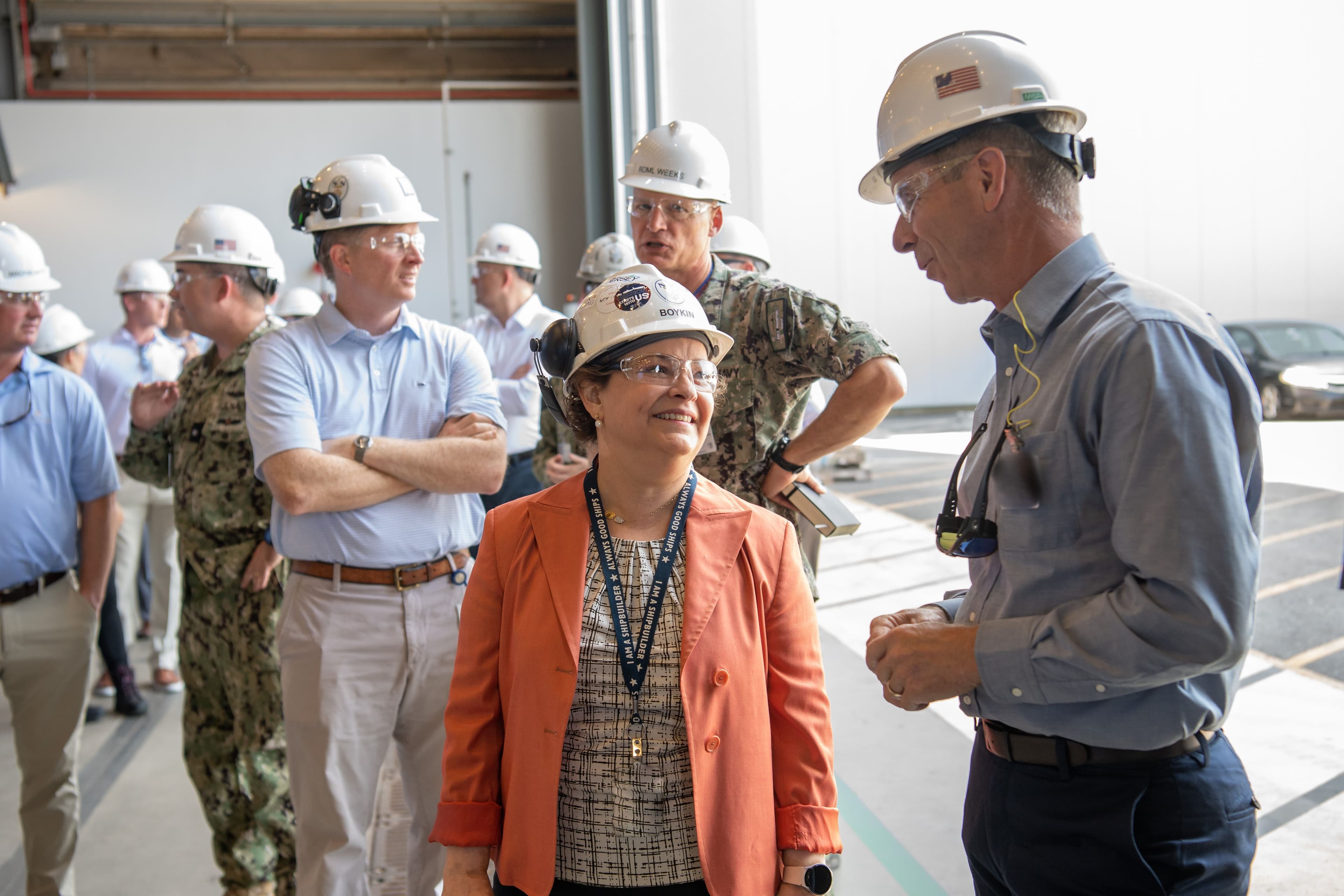 HII Hosts Congressional Delegation at Newport News Shipbuilding