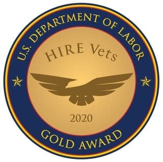 HUNTINGTON INGALLS INDUSTRIES RECEIVES 2020 HIRE VETS MEDALLION AWARD FROM U.S. DEPARTMENT OF LABOR