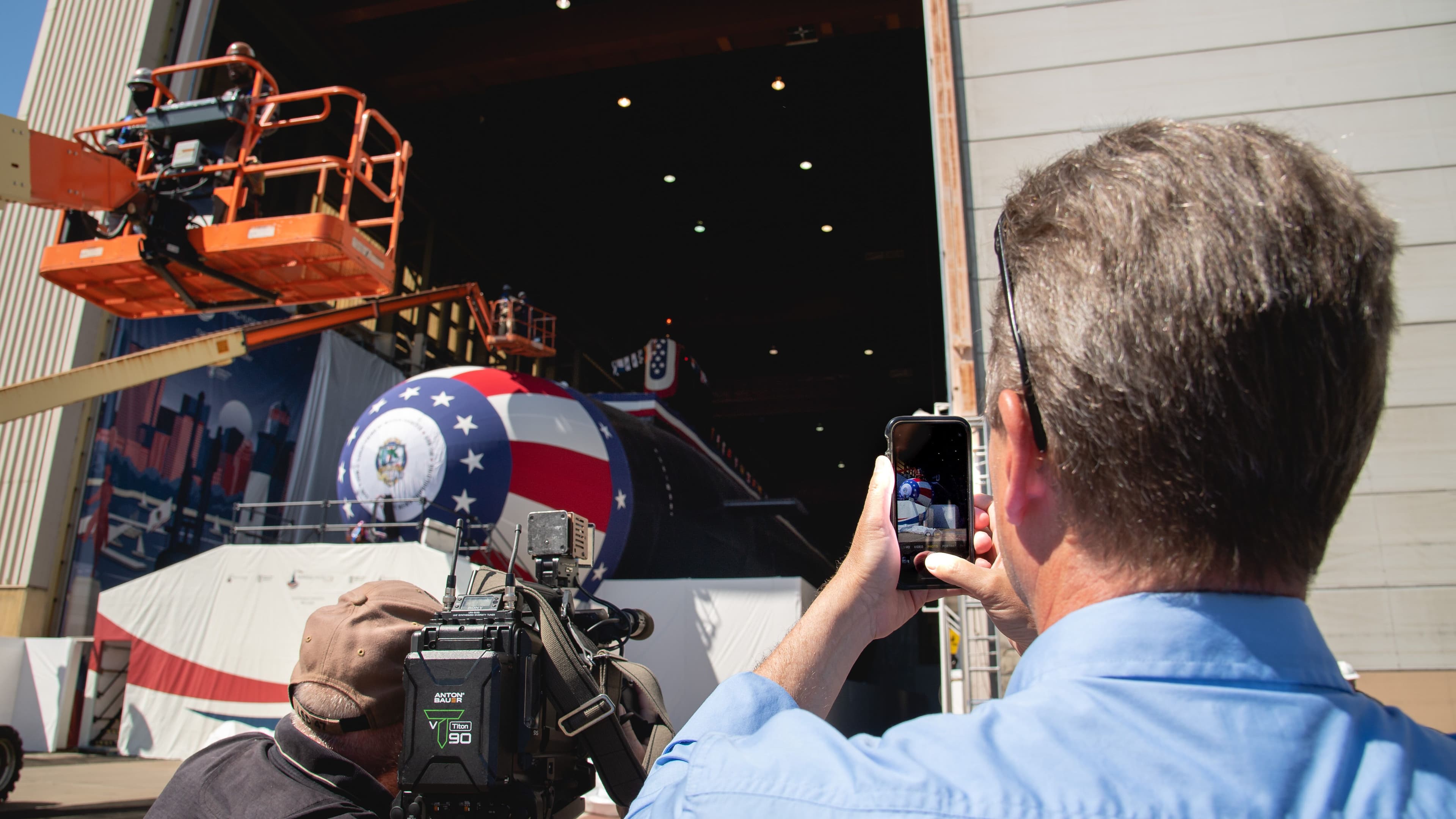 Massachusetts Christened at Newport News Shipbuilding