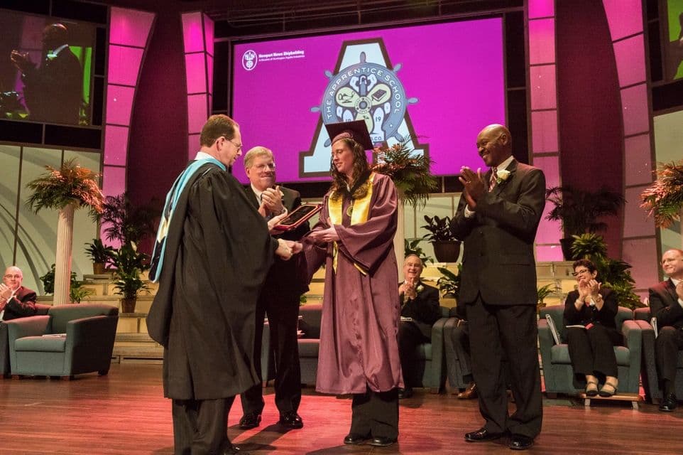 HUNTINGTON INGALLS INDUSTRIES WELCOMES 157 APPRENTICE GRADUATES TO NEWPORT NEWS SHIPBUILDING