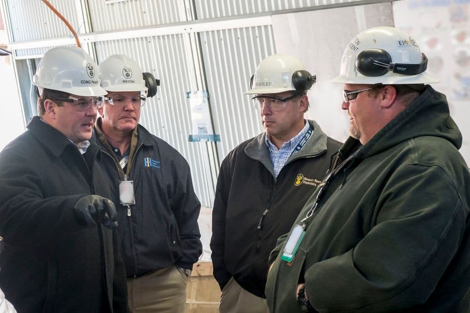 HII HOSTS REP. STEVEN PALAZZO AT NEWPORT NEWS SHIPBUILDING