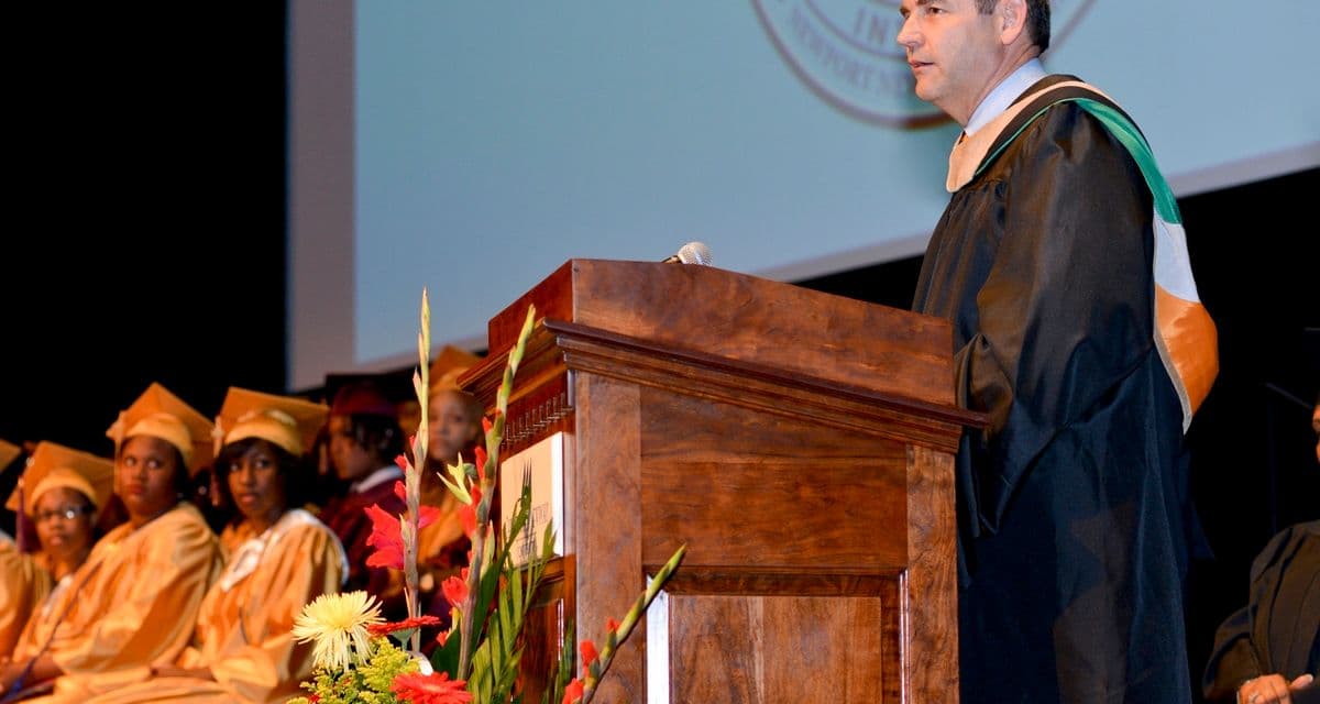HII PRESIDENT AND CEO MIKE PETTERS ENCOURAGES AN ACHIEVABLE DREAM’S 2014 GRADUATES TO LIVE THE AMERICAN DREAM
