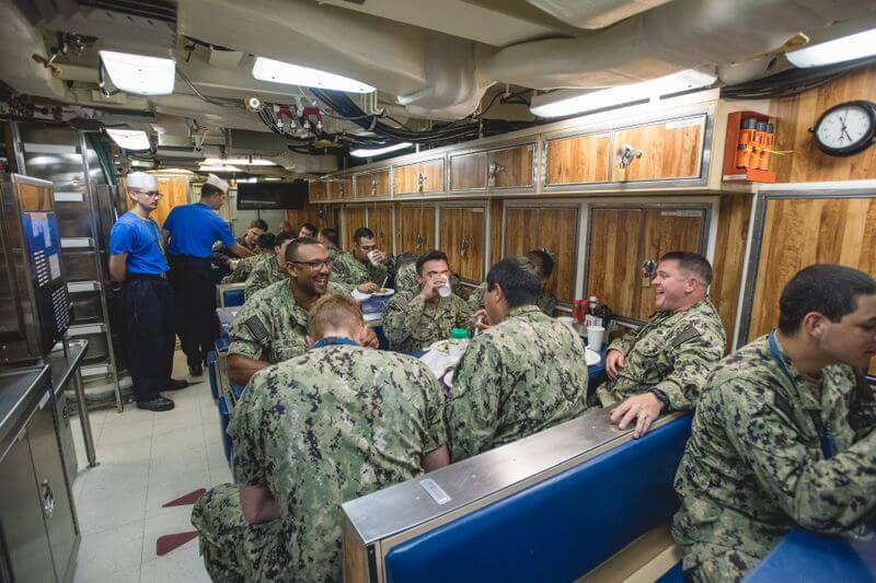 First Meal Aboard Delaware (SSN 791)
