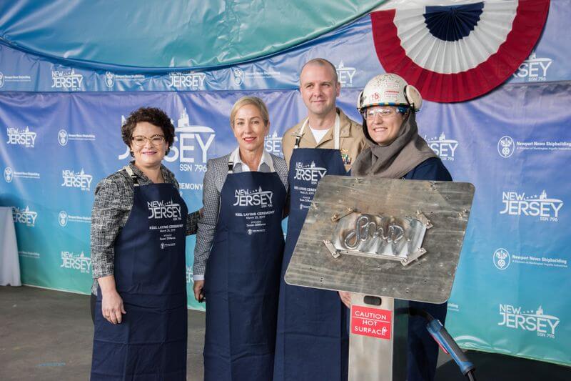New Jersey (SSN 796) Keel Authenticated