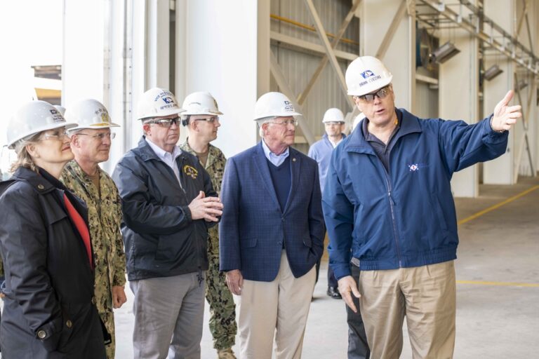 CHIEF OF NAVAL OPERATIONS ADM. MICHAEL GILDAY VISITS INGALLS ...