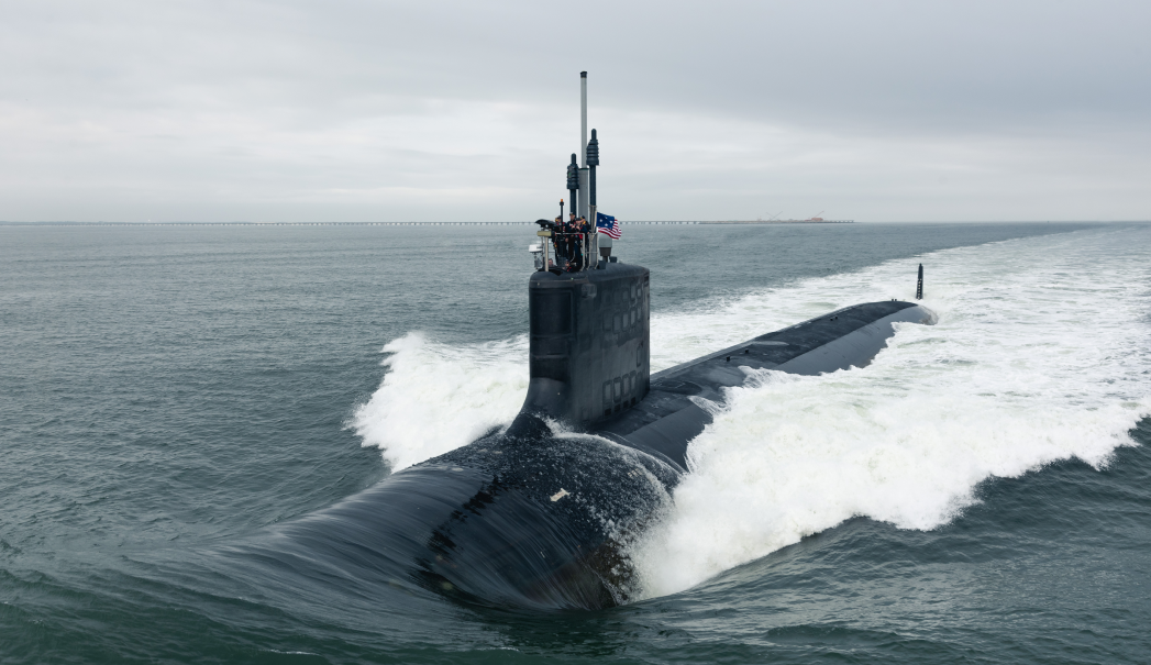 Indiana (ssn 789) In The Chesapeake Bay