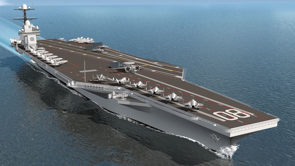 USS Enterprise (CVN 80) Digital Shipbuilding Rendering