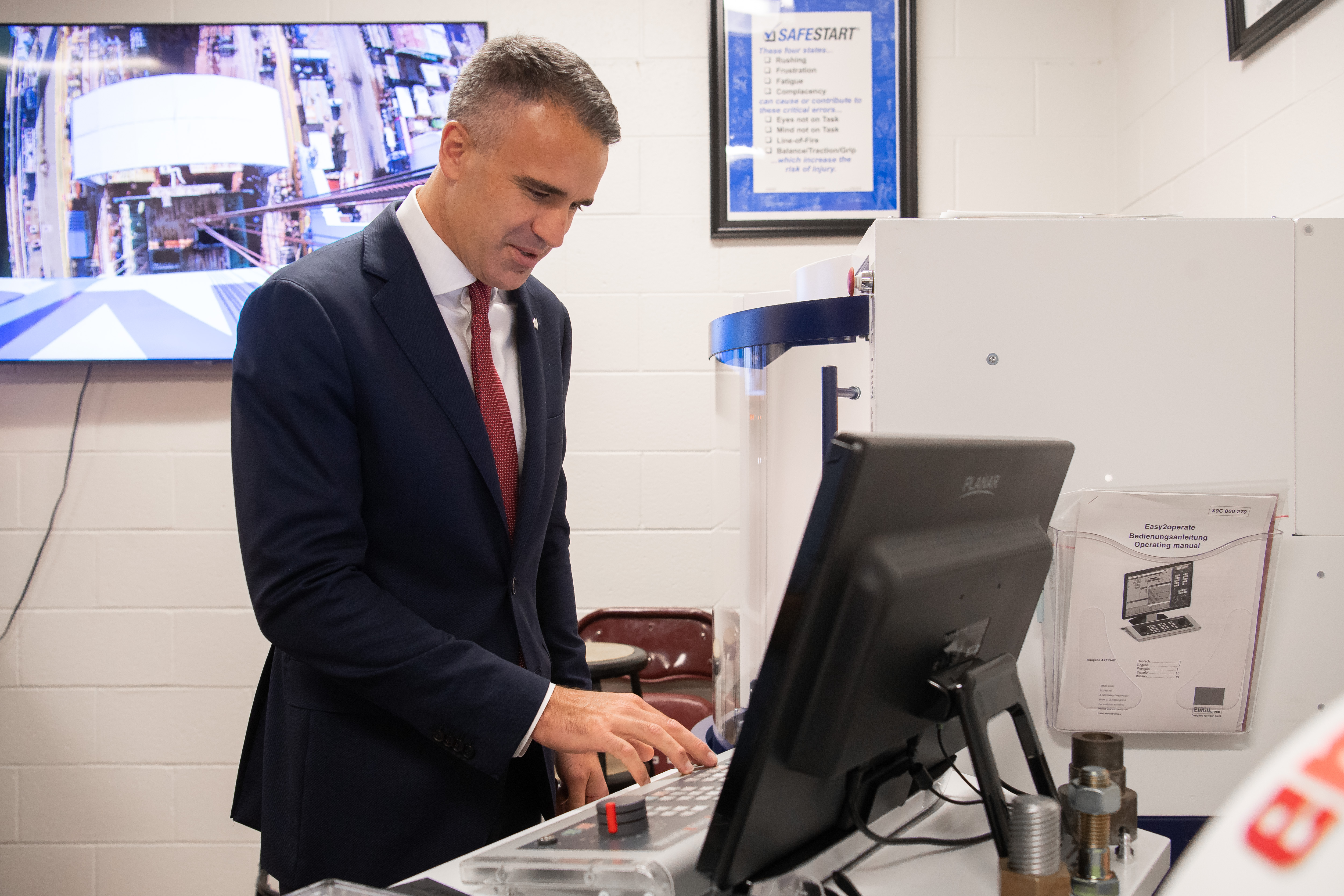 Hon Peter Malinauskas, Premier Of South Australia At Apprentice School