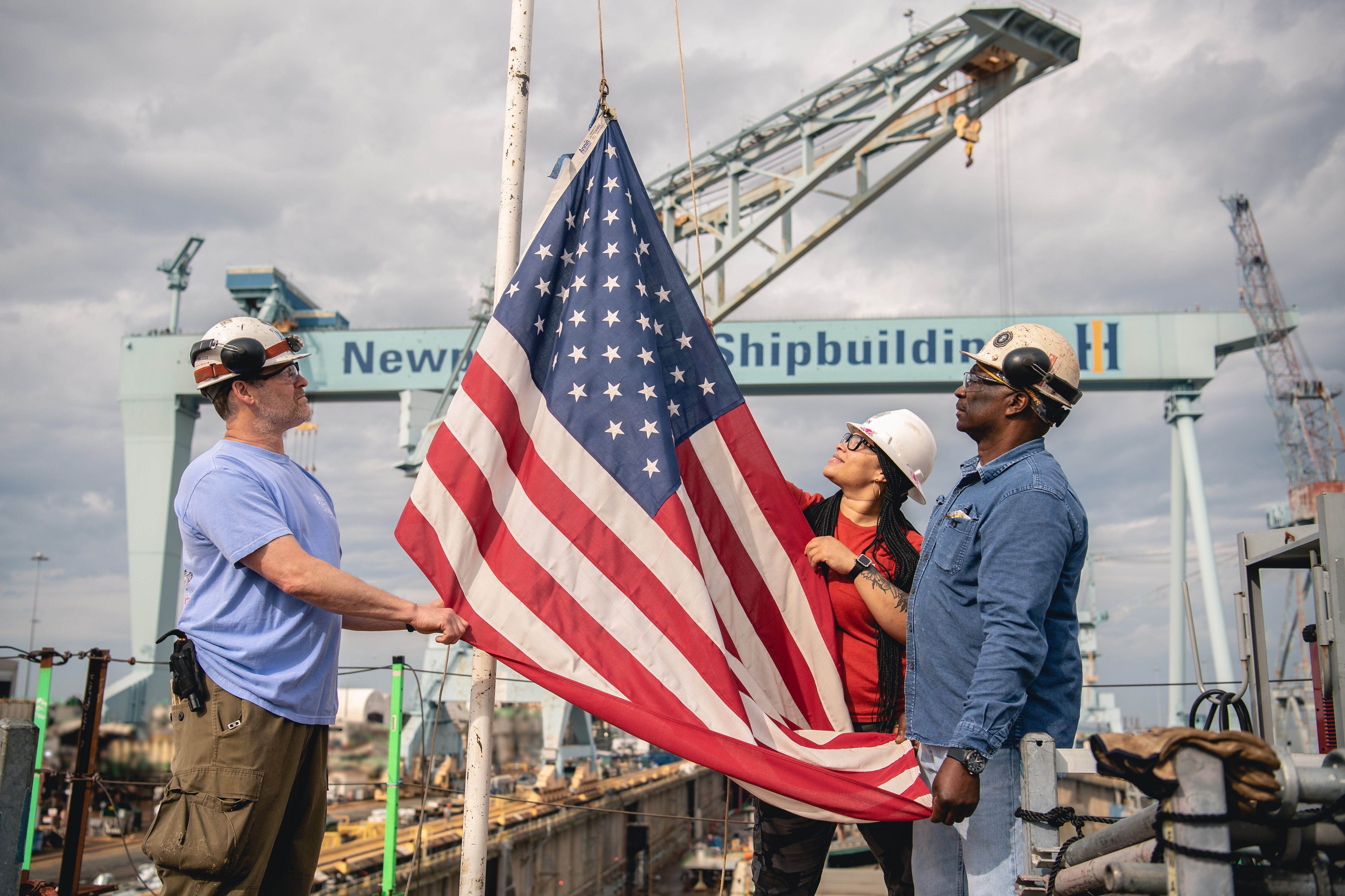 Shipbuilders Raise The Flag On Cvn 80