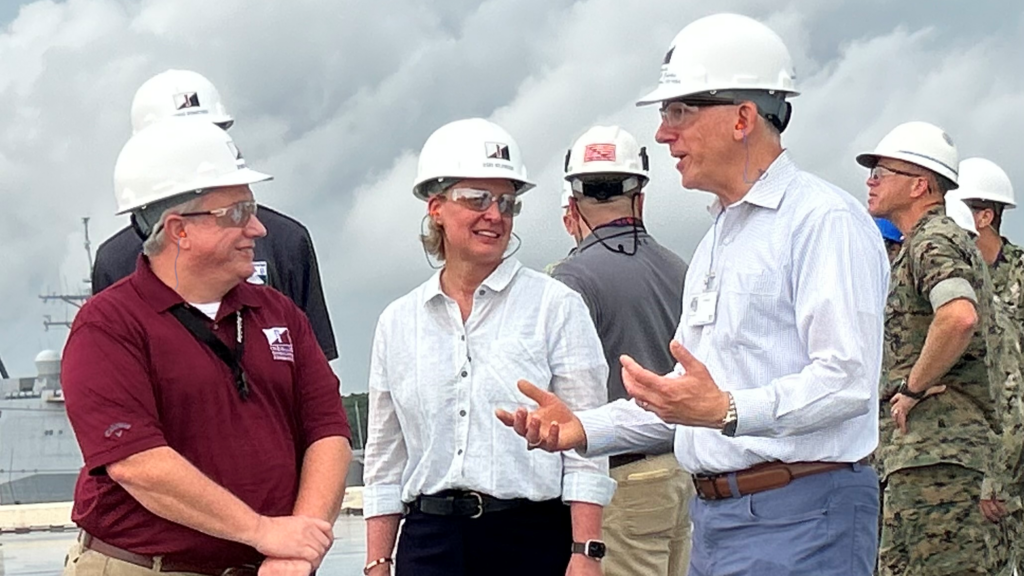 HII Hosts Assistant Secretary of the Navy at Ingalls Shipbuilding - HII