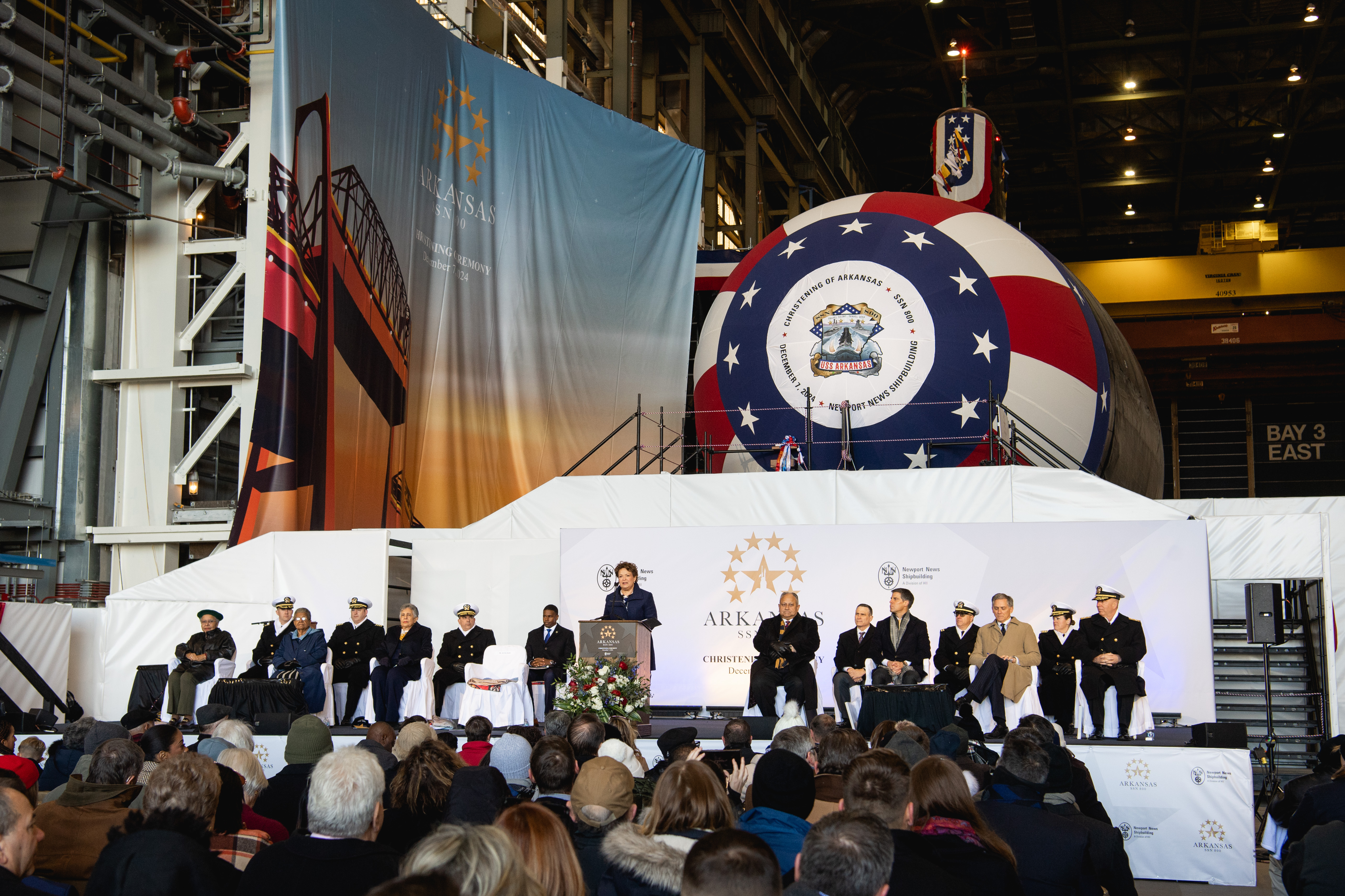 Arkansas Ssn 800 Christening