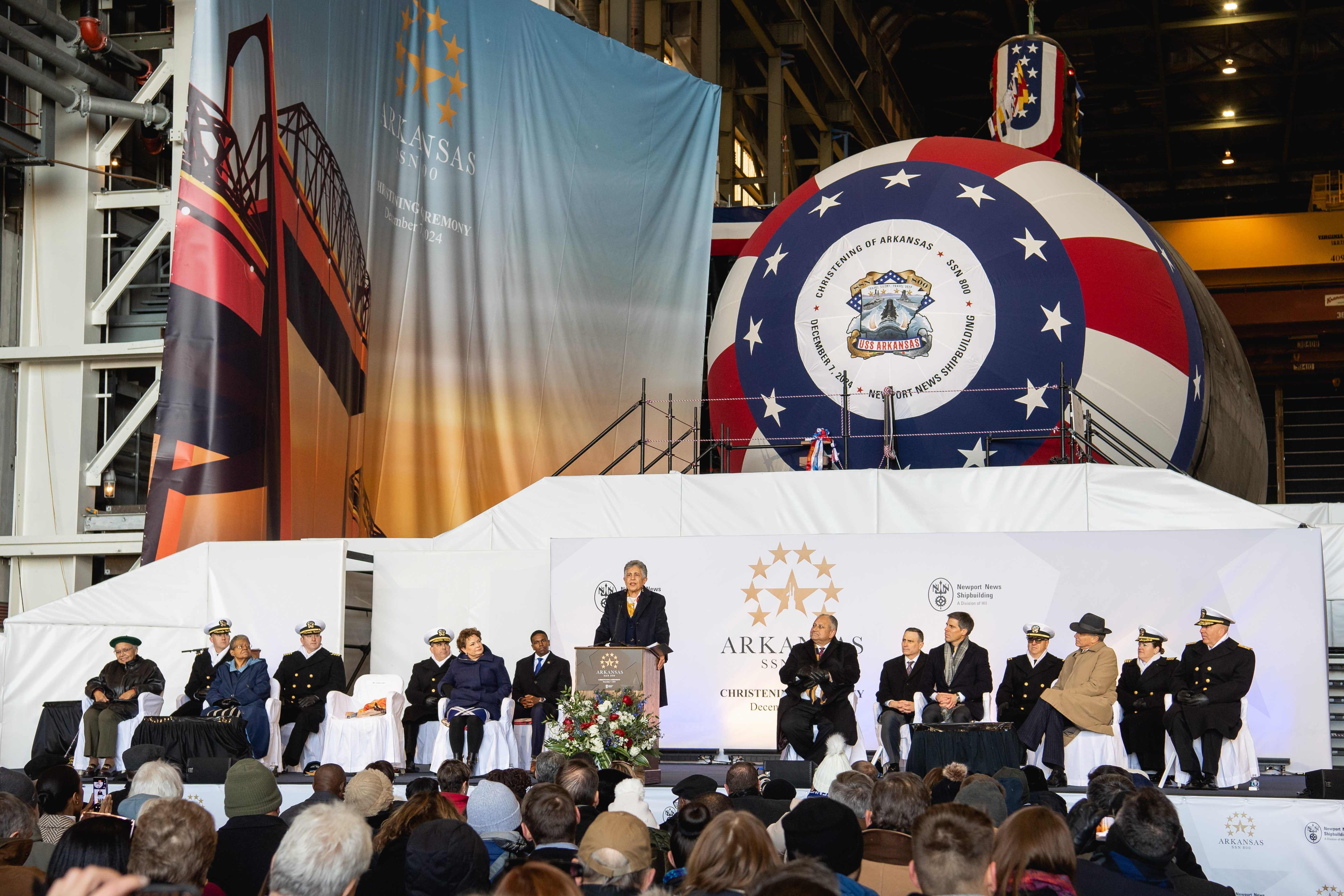 Arkansas Ssn 800 Christening