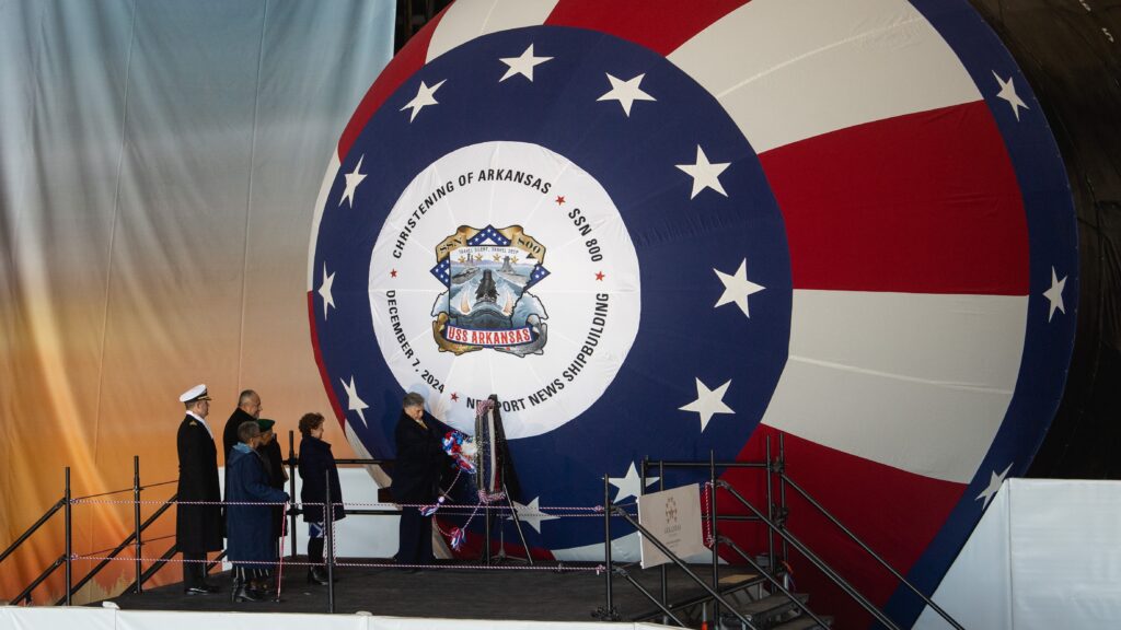 Arkansas Ssn 800 Christening