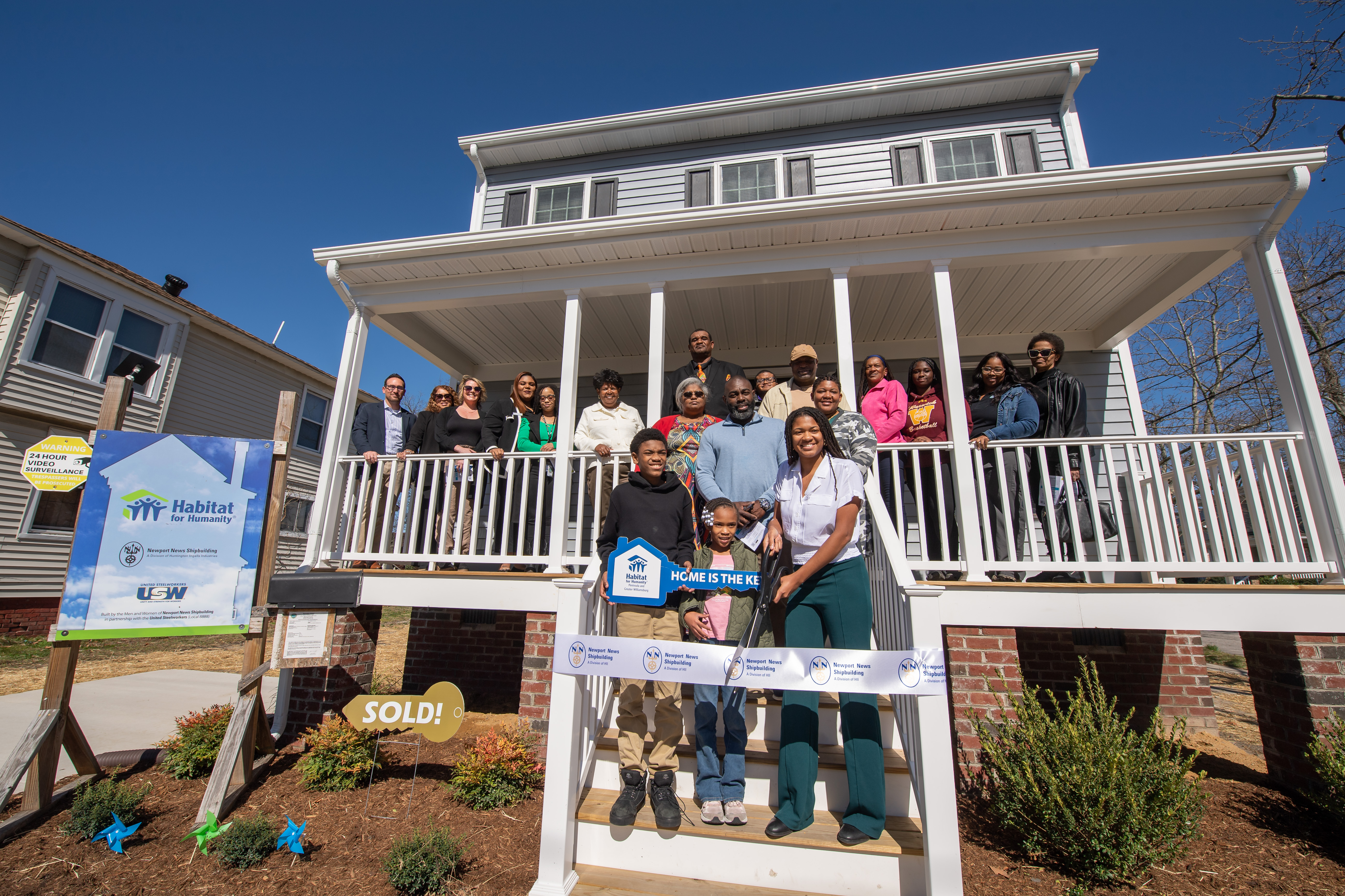 Habitat For Humanity Ribbon Cutting 22nd House