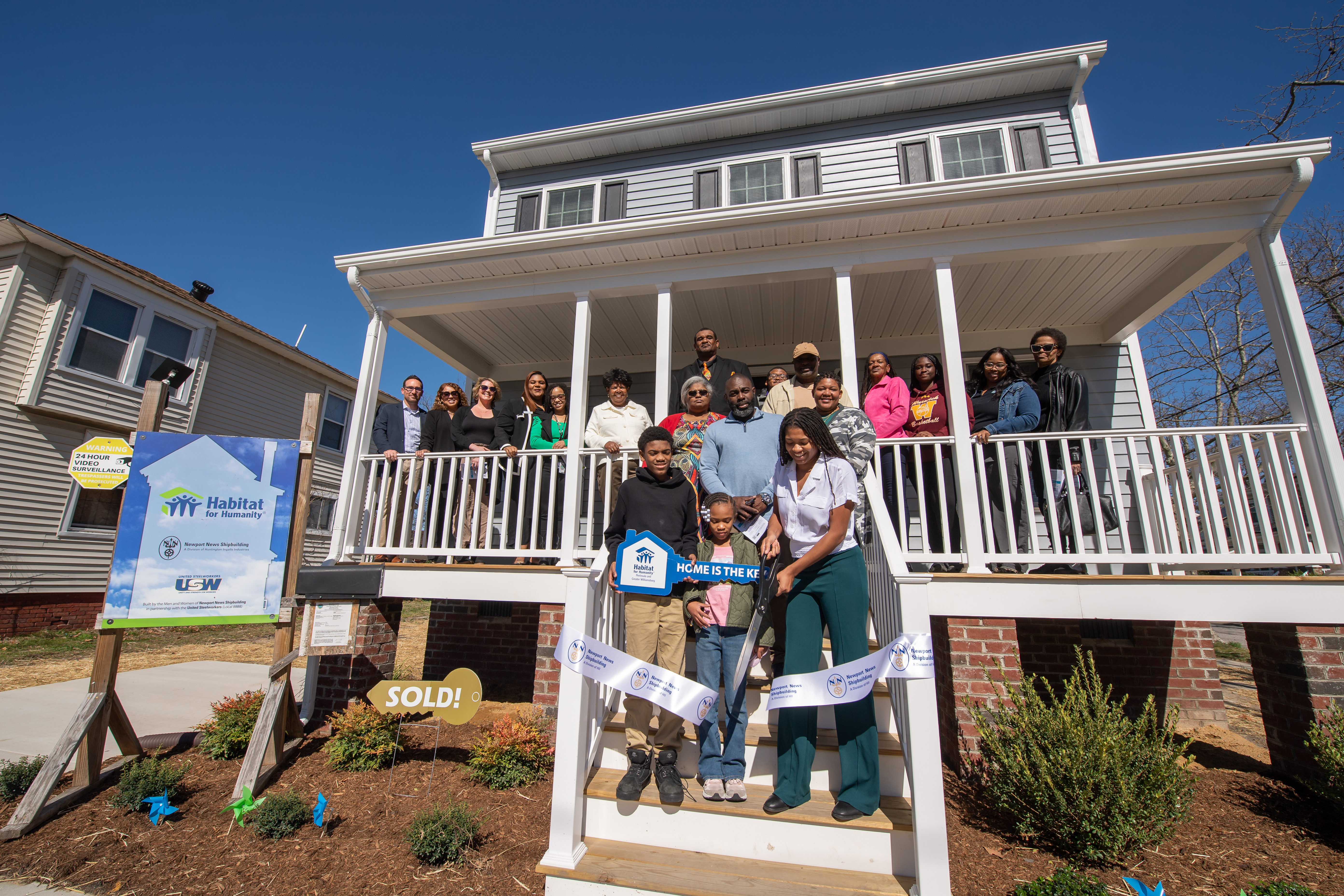 Habitat For Humanity Ribbon Cutting 22nd House