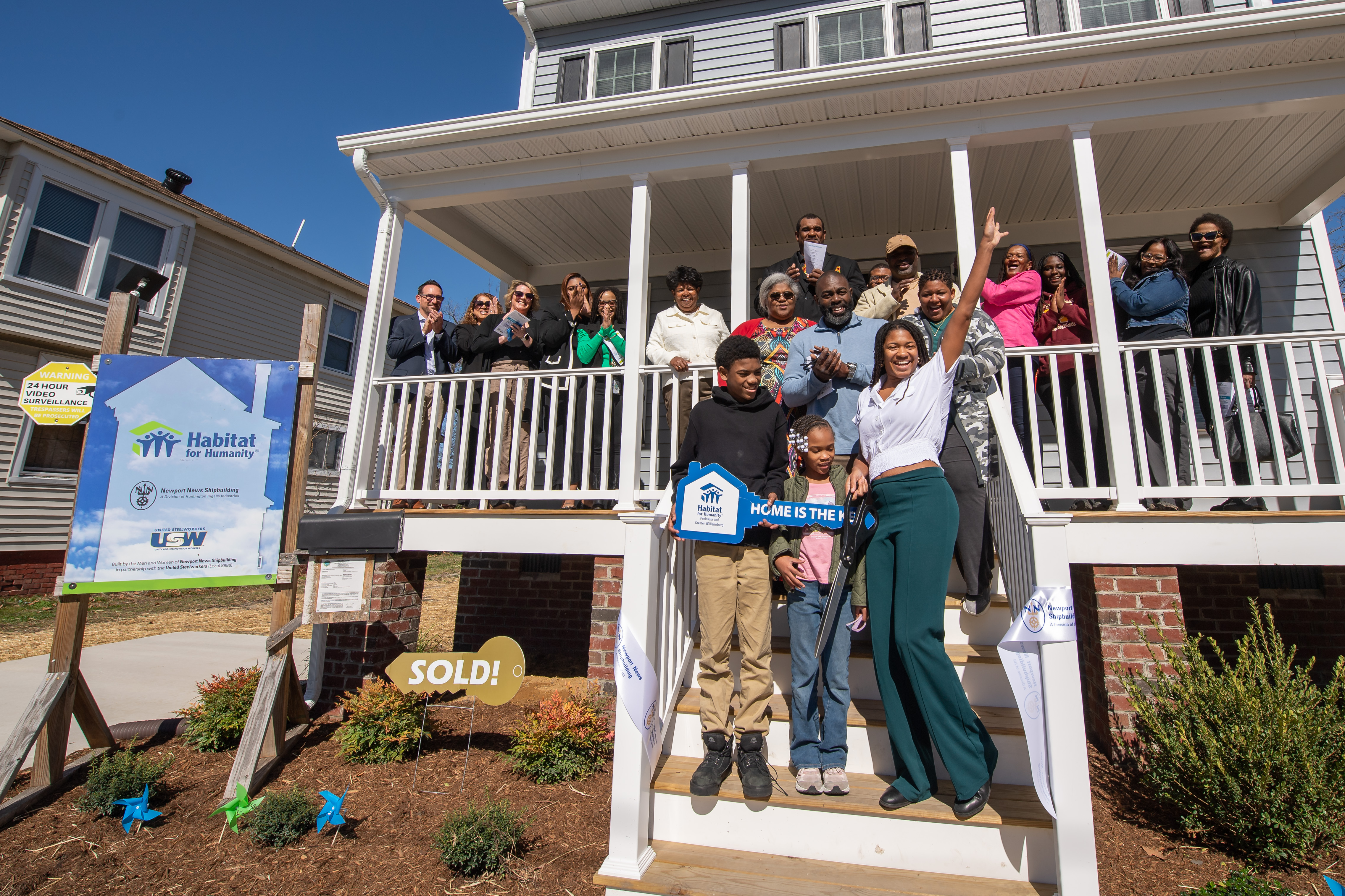 Habitat For Humanity Ribbon Cutting 22nd House