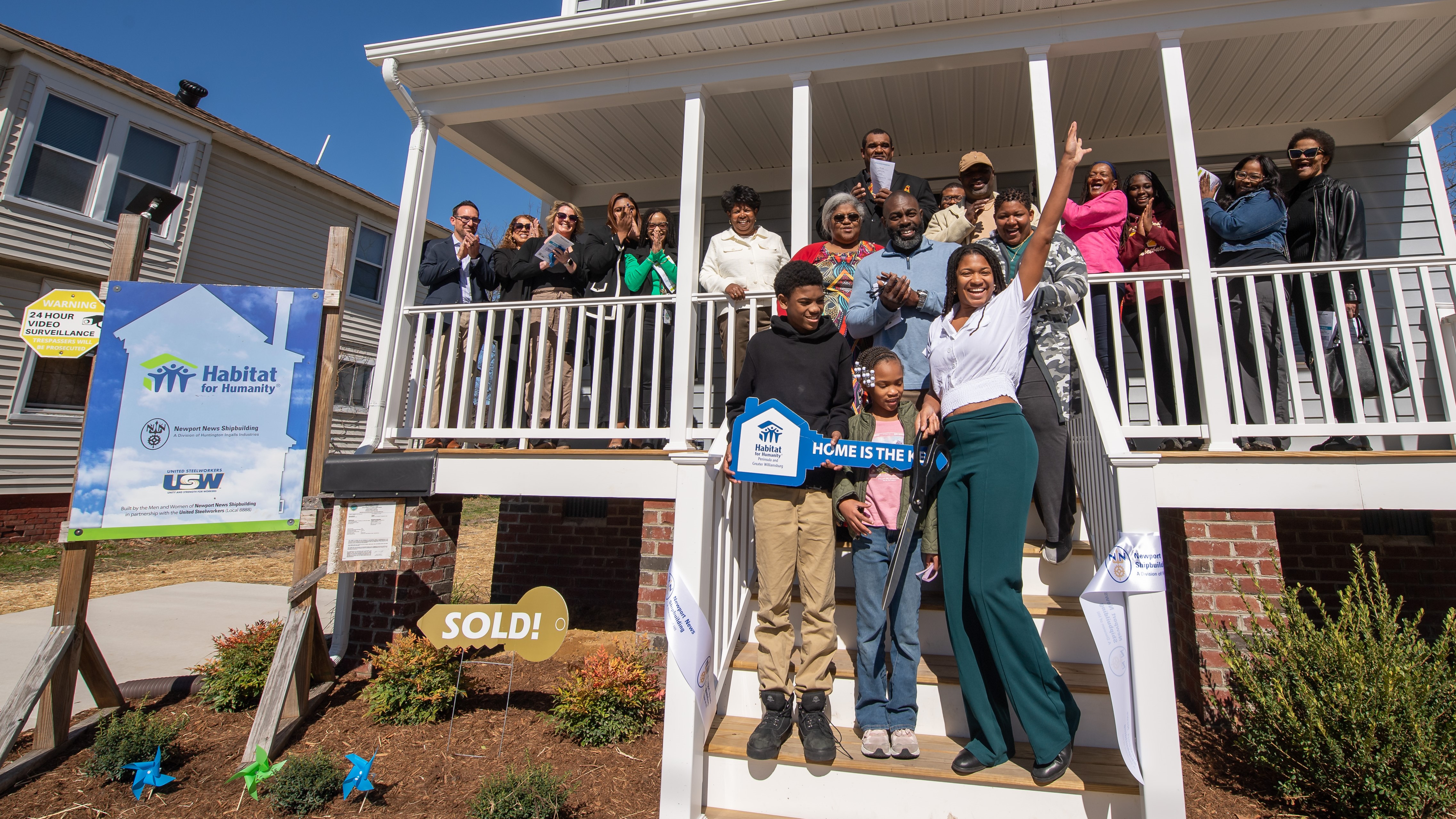 Habitat For Humanity Ribbon Cutting 22nd House