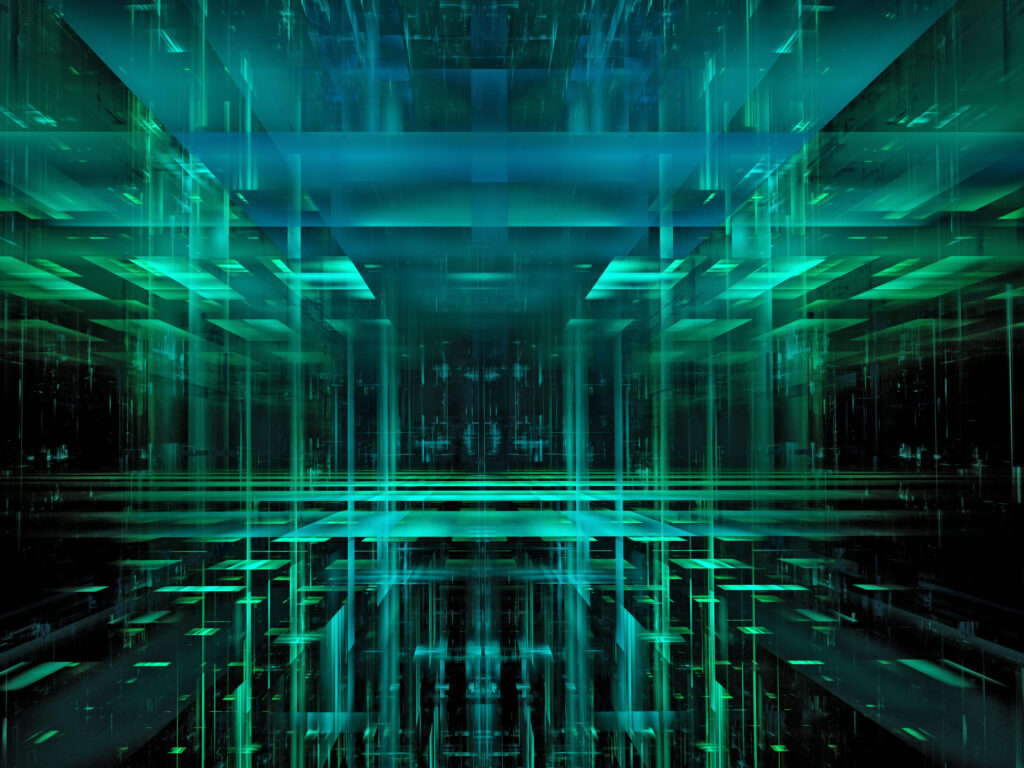 Digitally Created Server Cloud Communication Infrastructure Based On Fractal Mathematics