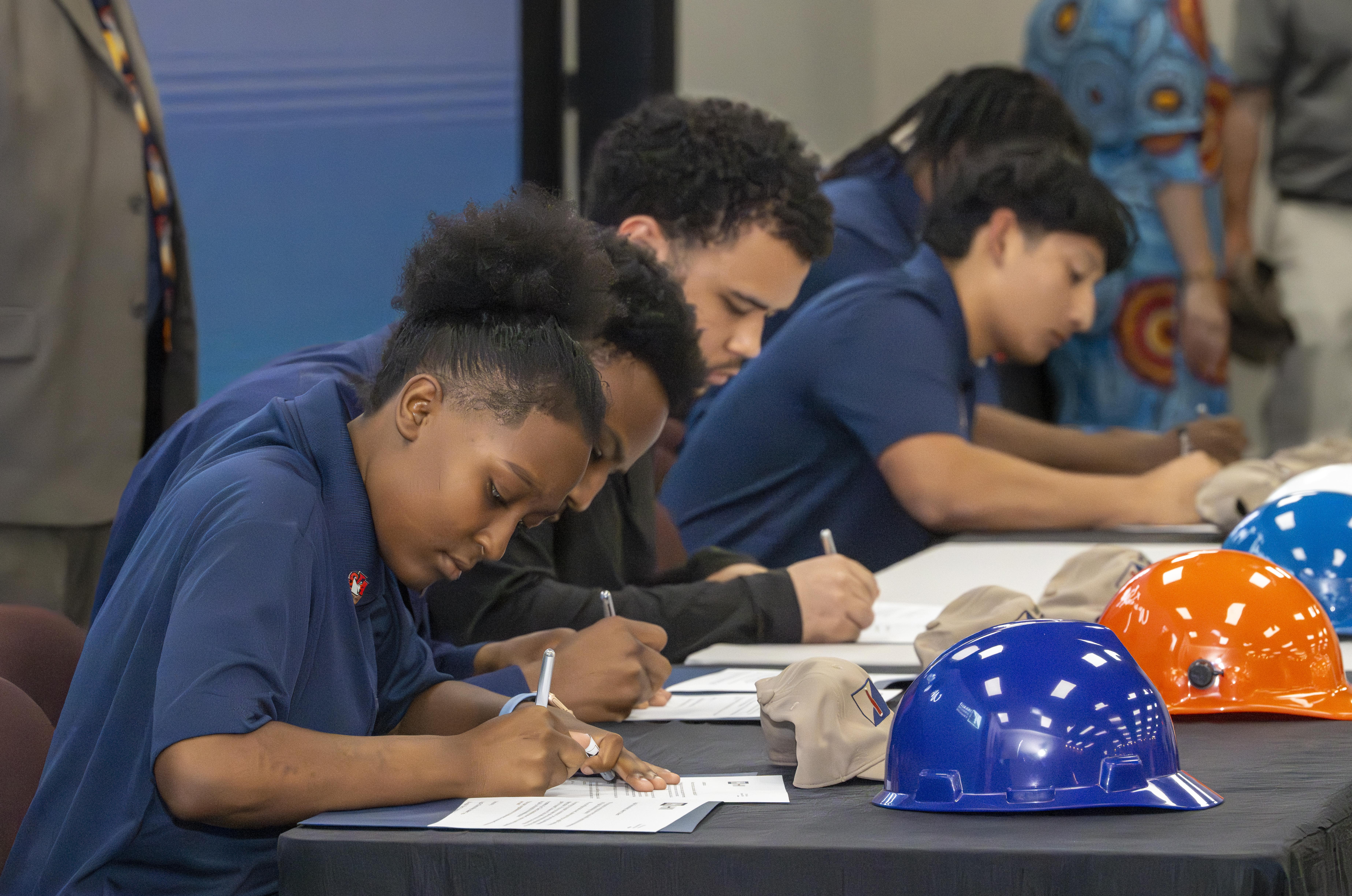 Ingalls Shipbuider Academy Signing Day April 30, 2025 1