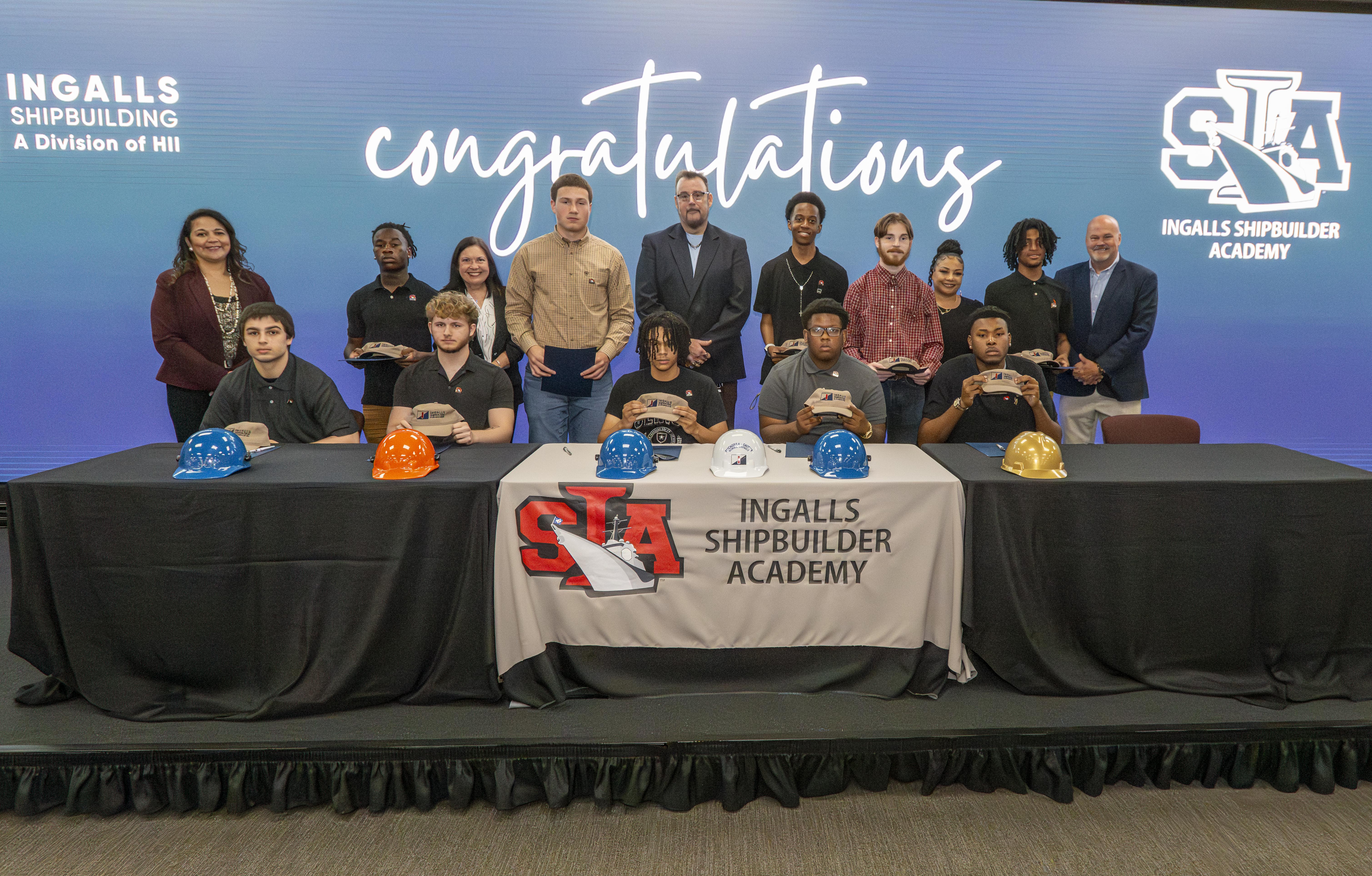 Ingalls Shipbuider Academy Signing Day Pascagoula Guatier April 30, 2025