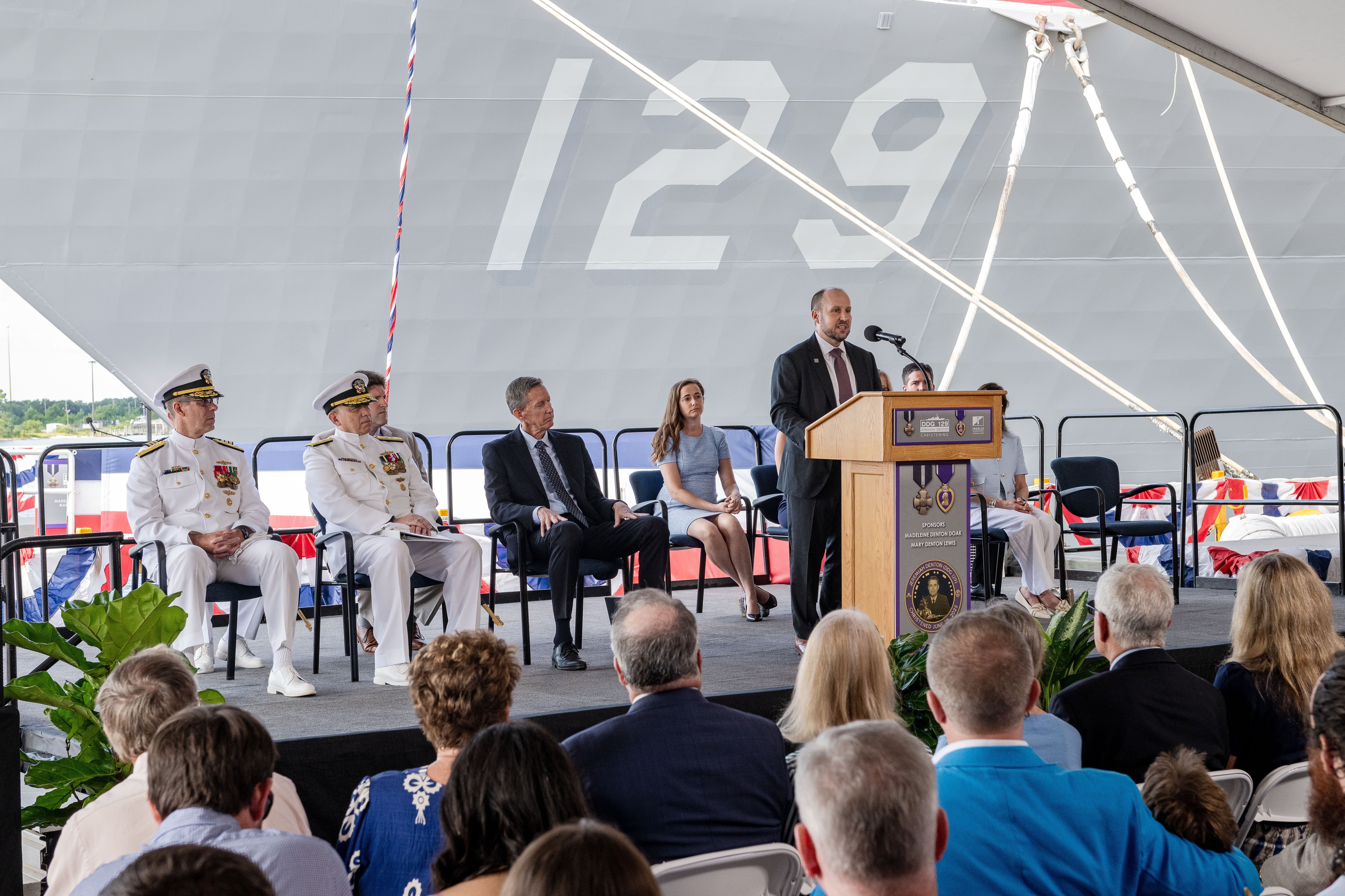 Ddg 129 Christening Ceremony Brian Blanchette June 28, 2025