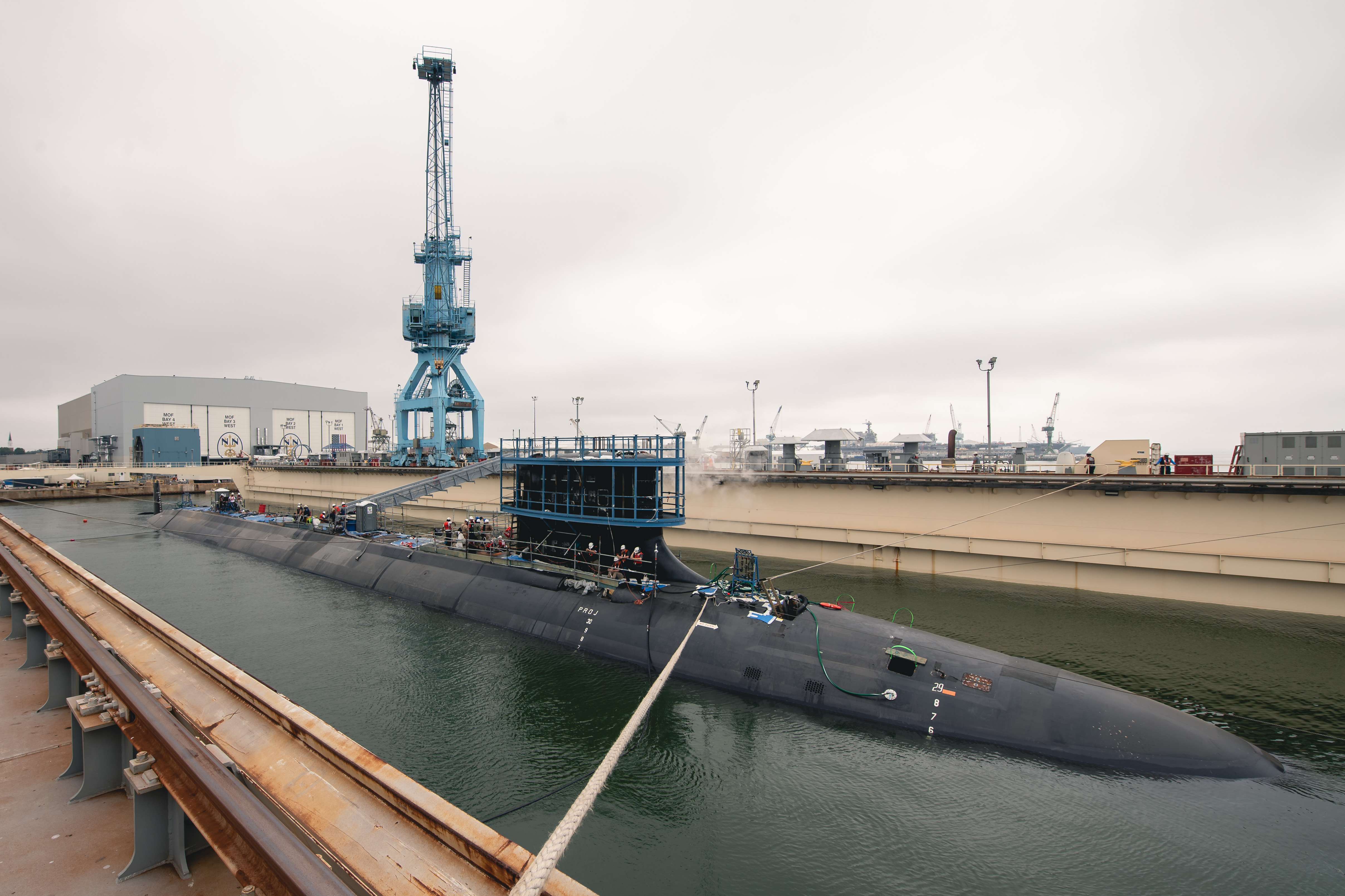 Arkansas Ssn 800 Submerged Before Launch