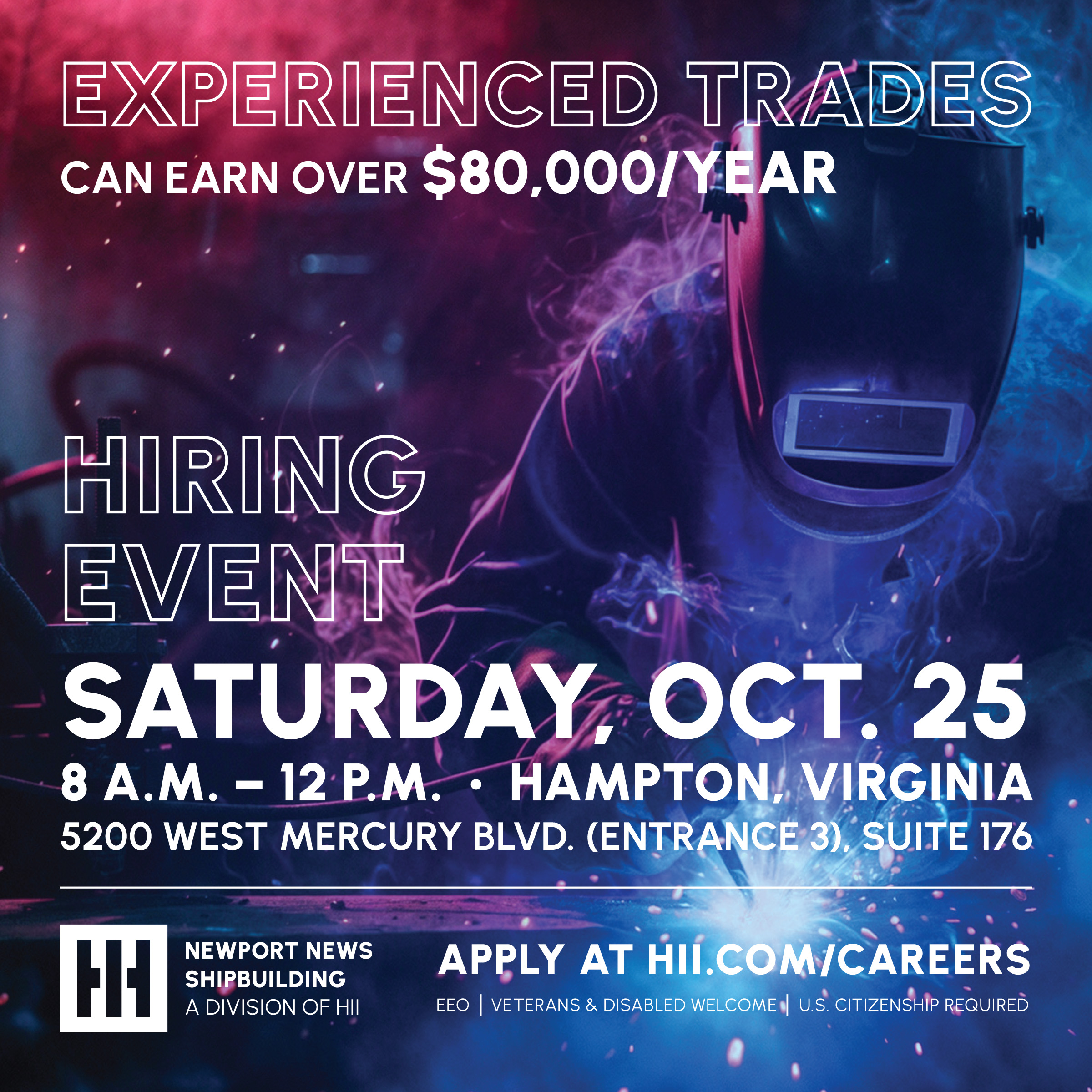 NNS Hiring Event: Experienced Trades