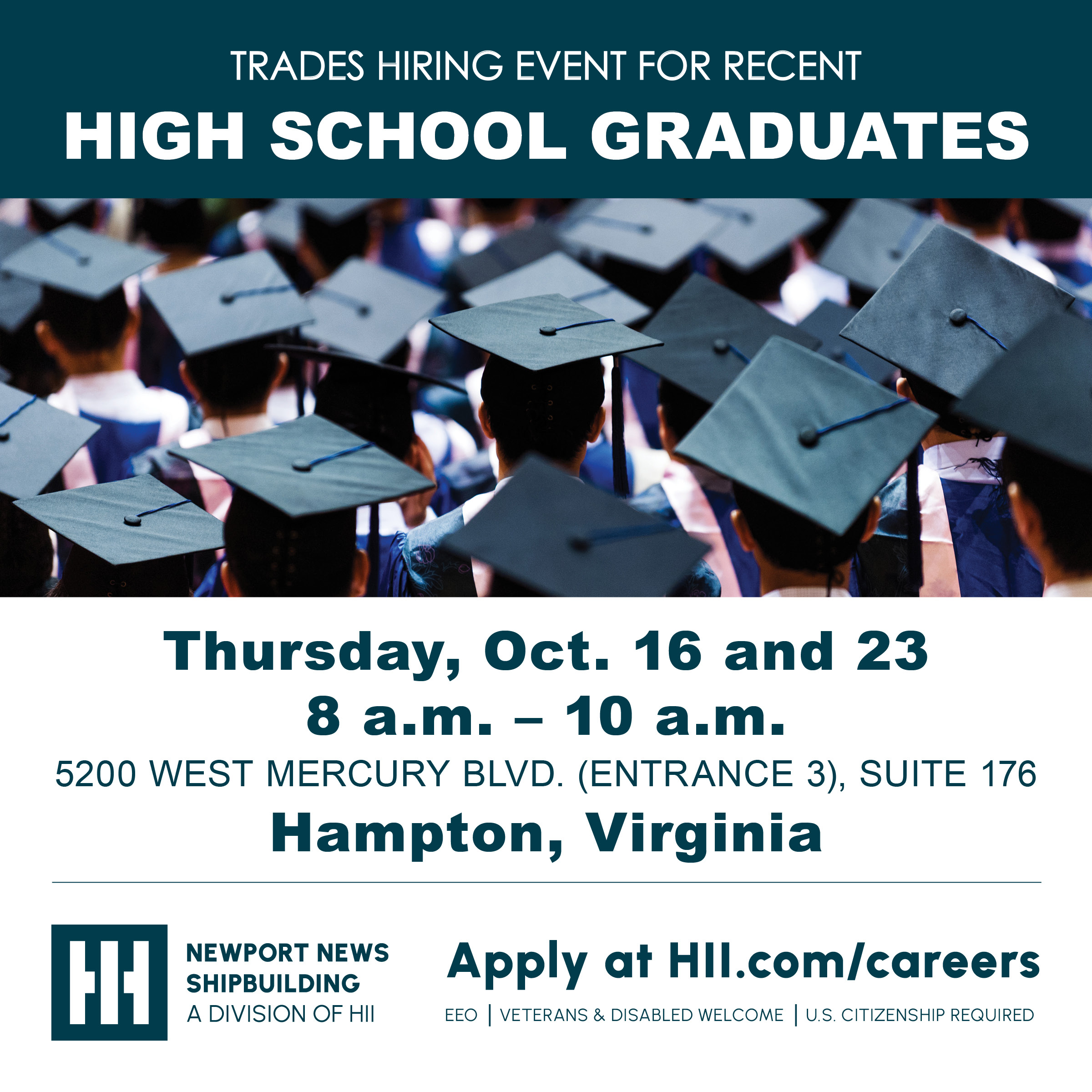 NNS Trades Hiring Event: Recent High School Grads