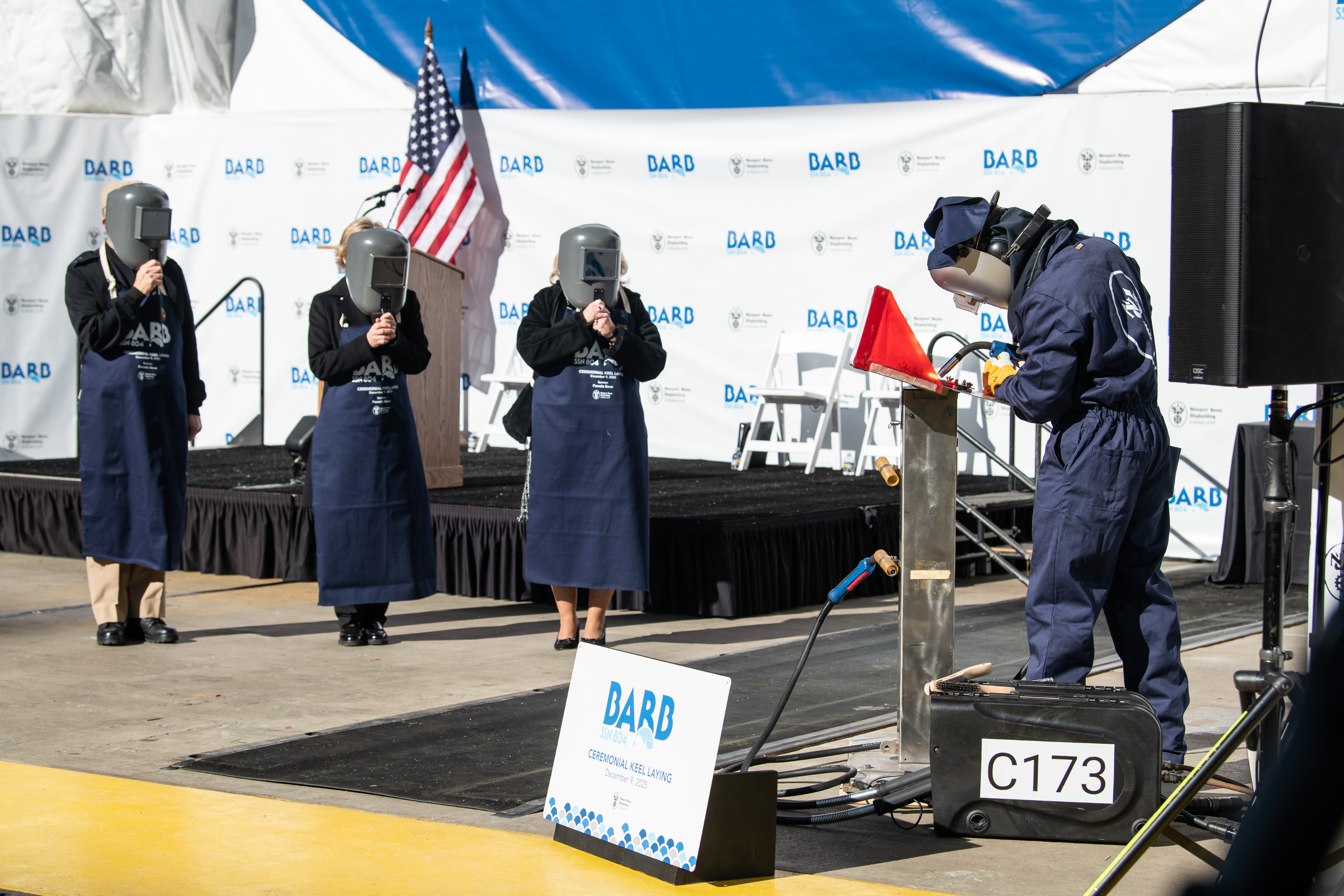 Barb Ssn 804 Keel Laying
