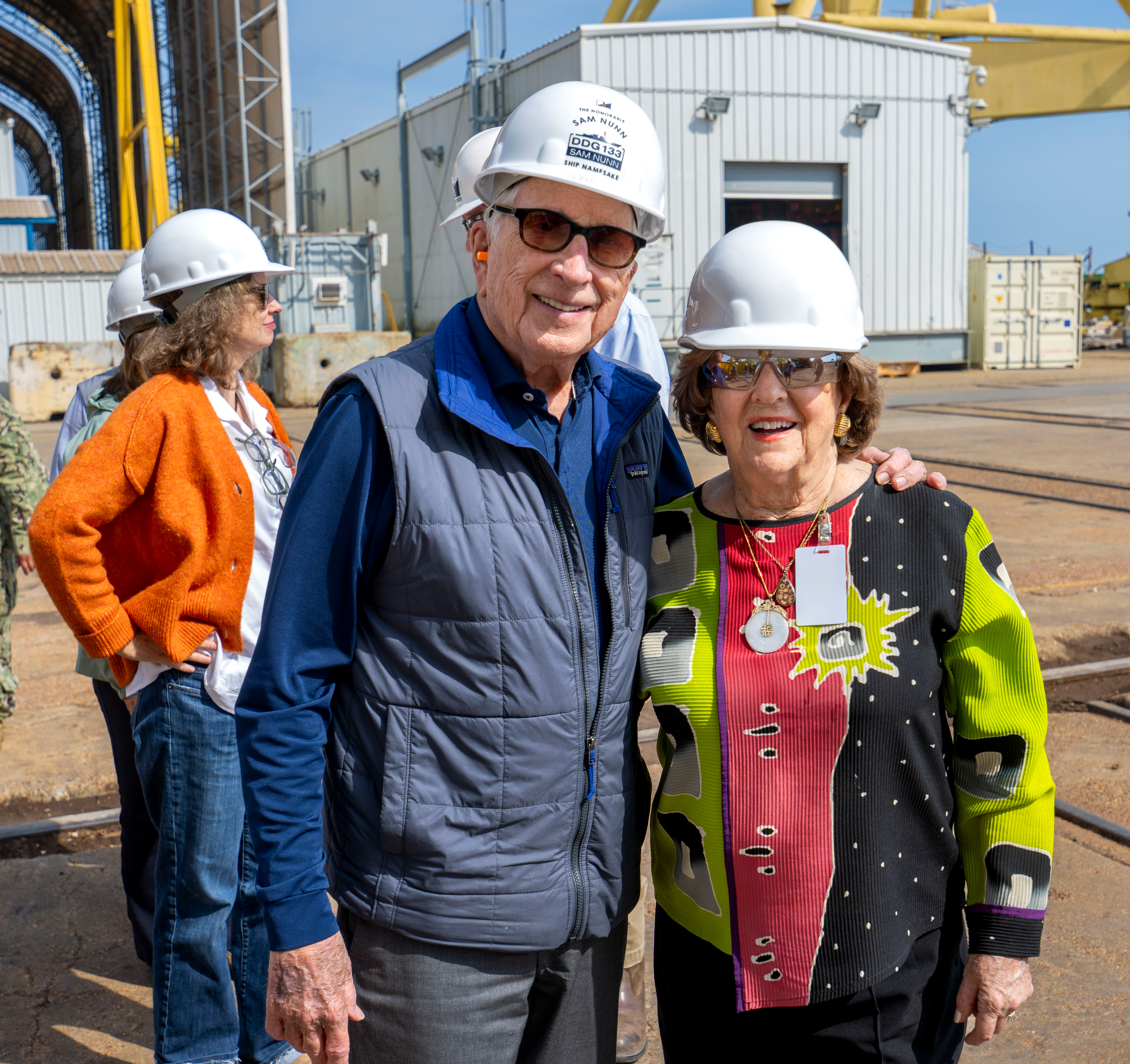 Ingalls Visit Sen Sam Nunn Colleen Nunn